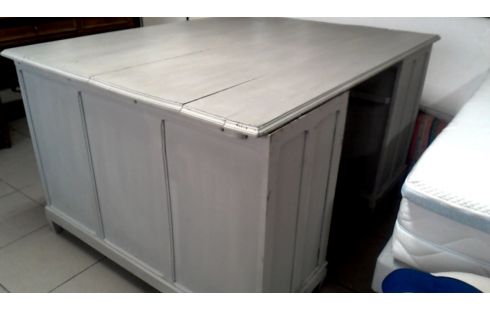 BUREAU GRIJS 1 DEUR 4 LADEN GROOT MODEL