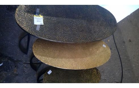 TABLES GIGOGNES OVALES SOPHIE "ALU"