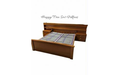 LIT 160X200 MERISIER MET