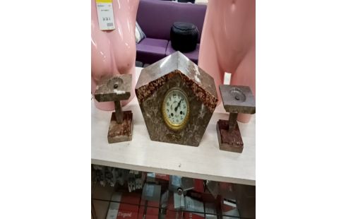 GARNITURE DE CHEMINEE SANS CLÉ