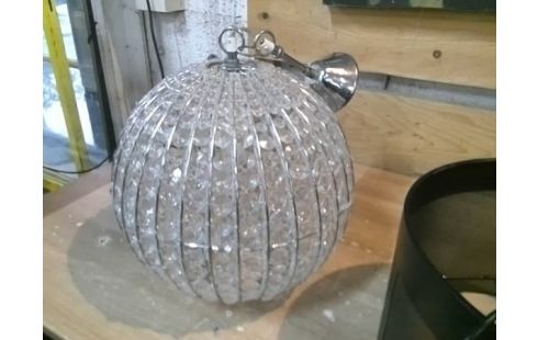 LUSTRE ROND PAMPILLES