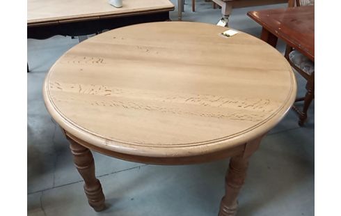 TABLE RONDE CHENE MASSIF