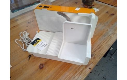 TRANCHEUSE VINTAGE ETAT NEUF JAUNE