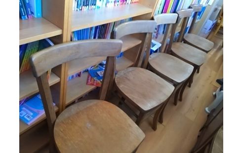 LOT DE 5 CHAISES LUTERMA