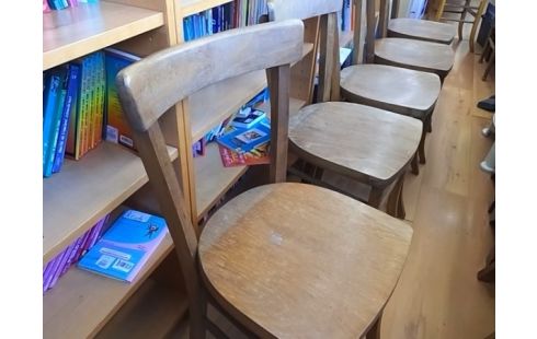 LOT DE 5 CHAISES LUTERMA