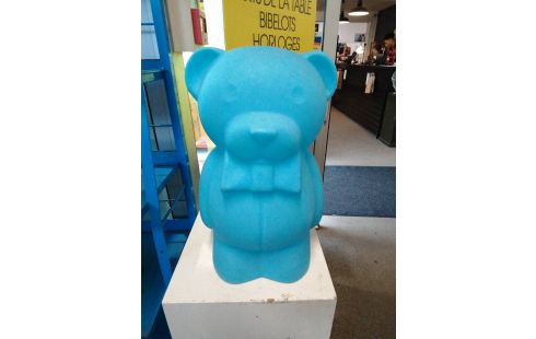 LAMPE OURSON BLEU