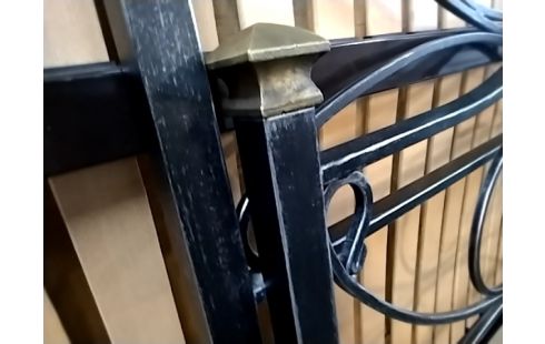 LIT FER FORGE 140X190+SOMMIER