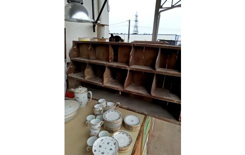 ETAGERE MURALE BOIS ANCIENNE