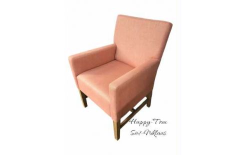 FAUTEUIL CLUB ROUGE TISSU