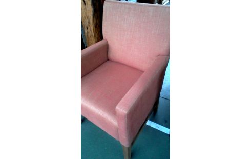 FAUTEUIL CLUB ROUGE TISSU