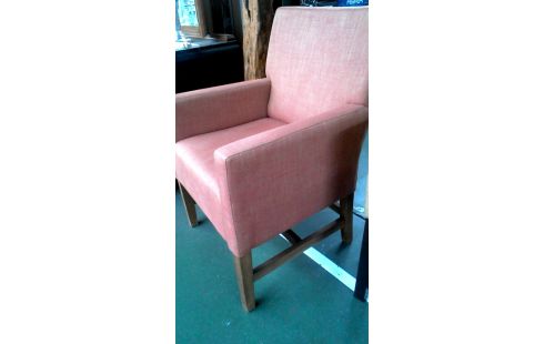 FAUTEUIL CLUB ROUGE TISSU