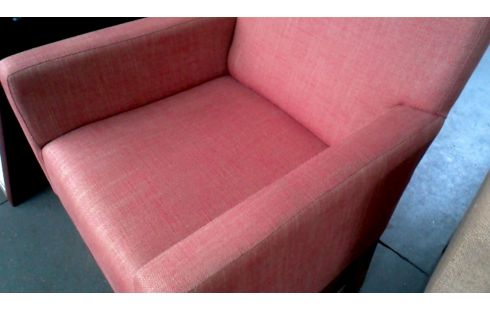 FAUTEUIL CLUB ROUGE TISSU