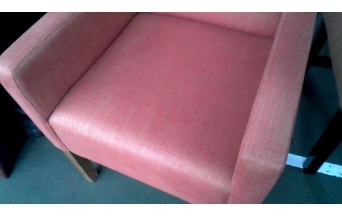 FAUTEUIL CLUB ROUGE TISSU