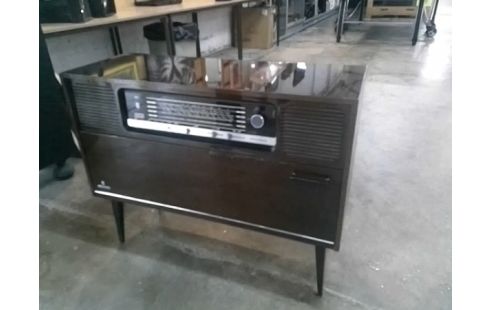 MEUBLE RADIO VINTAGE PLATINE VINYLE HS