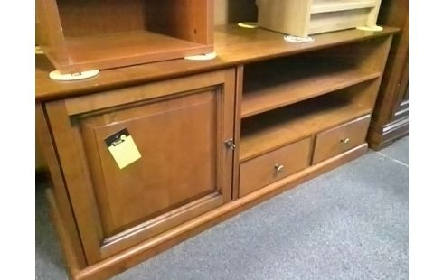 MEUBLE TV BOIS 1P 2T