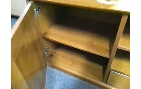 MEUBLE TV BOIS 1P 2T