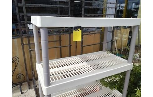ETAGERE PLASTIQUE 4 NIVEAUX
