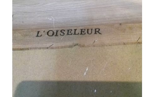 CANEVAS L'OISELEUR