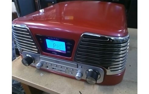 TOURNE DISQUE BIGBEN TD79 ROUGE