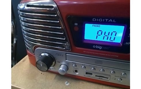 TOURNE DISQUE BIGBEN TD79 ROUGE