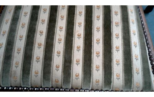 4 STOELEN STIJL HENRI II GROEN FLUWEEL