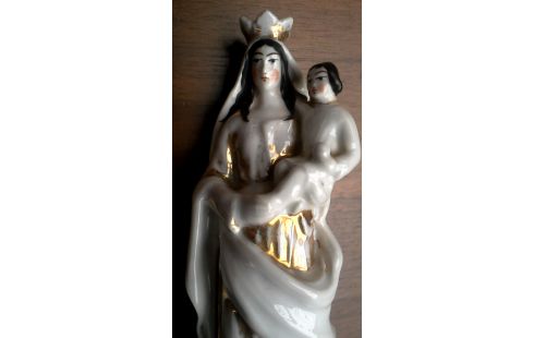 ESTATUÍLLA VIEUX PARIS BLANCA PORCELANA