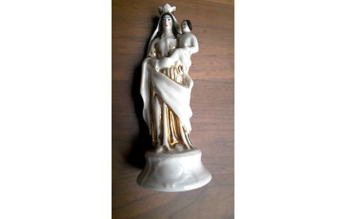 ESTATUÍLLA VIEUX PARIS BLANCA PORCELANA