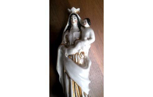 ESTATUÍLLA VIEUX PARIS BLANCA PORCELANA