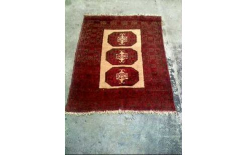 TEPPICH ROT/BEIGE KLEIN