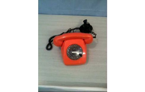 TASTENTELEFON ALT ORANGE DREHSCHEIBE