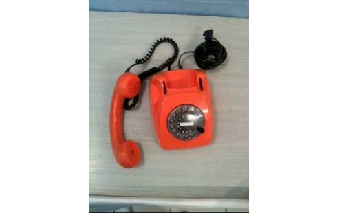 TASTENTELEFON ALT ORANGE DREHSCHEIBE