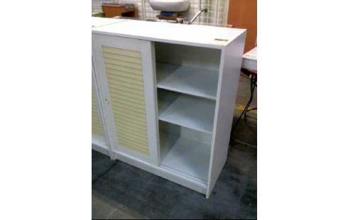 KOMMODE HOLZ FURN. 2-SCH-TÜREN WEISS