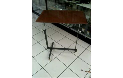 BEISTELLTISCH METALL A.R. HOLZ VERSTB.