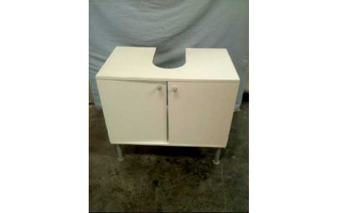 WASCHBECKEN- UNTERSCHRANK HOLZ WEIß