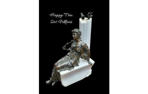 ESTATUA GODIN BRONCE MÁRMOL