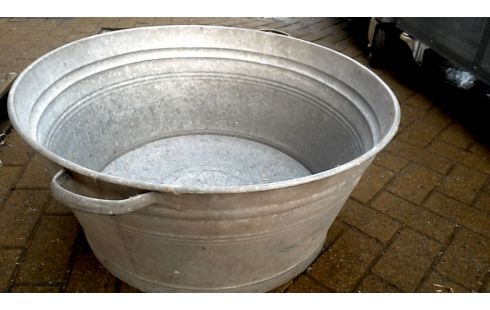 BAÑERA GRANDE METAL GALVANIZADO