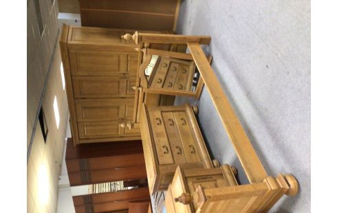 CHAMBRE A COUCHER CHÊNE CLAIR