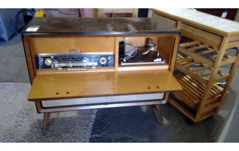 MEUBLE HIFI VINTAGE PHILIPS CAPELLA
