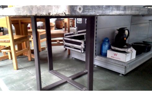MESA HIERRO MACIZO, , MADERA