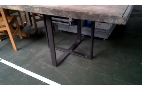 MESA HIERRO MACIZO, , MADERA