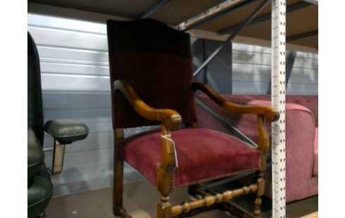 FAUTEUIL BOIS BORDEAUX