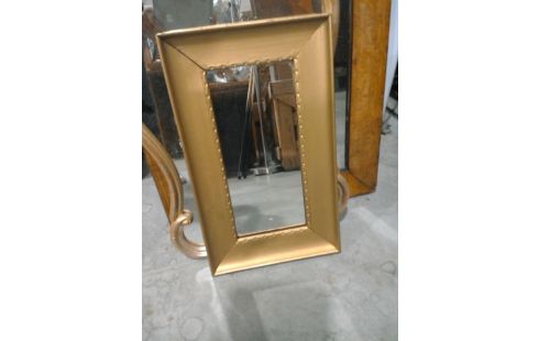 MIROIR DORE RECTANGLE