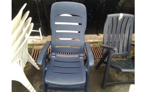 CHAISE DE JARDIN BLEU