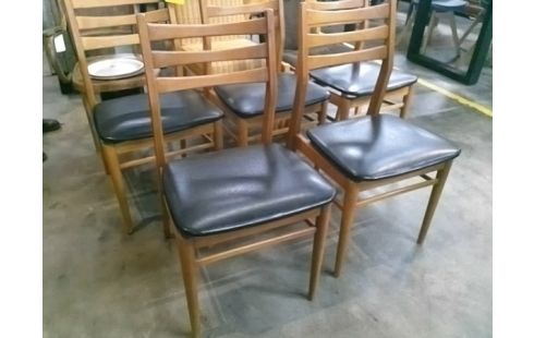 5 CHAISES SCANDINAVE SKAI VINTAGE