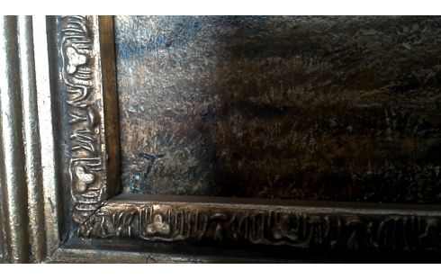 SCHILDERIJ HOOI MIJTEN KADER VERGULD