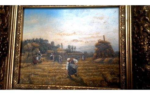 SCHILDERIJ HOOI MIJTEN KADER VERGULD