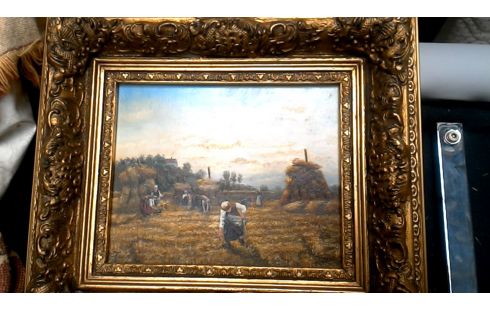 SCHILDERIJ HOOI MIJTEN KADER VERGULD