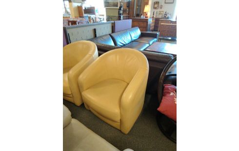 FAUTEUIL CABRIOLET CUIR