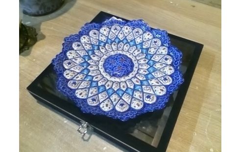 ASSIETTE DECO MÉTAL EMAILLE