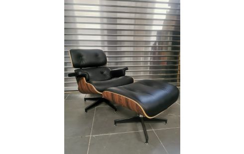 FAUTEUIL RÉPLIQUE LOUNGE CHAIR OTTOMAN EAMES